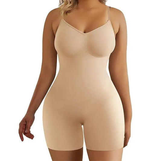 Seamless High-Waist Shaping Bodysuit