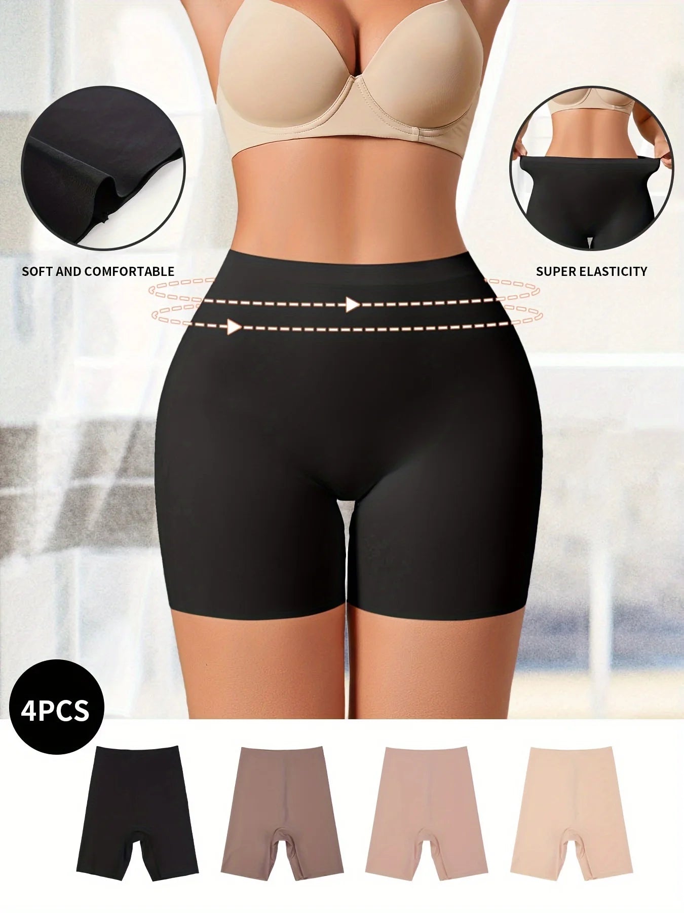 Seamless Long Leg Shaping Knickers