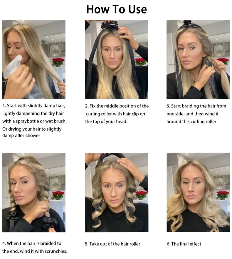 Silk Heatless Curling Headband