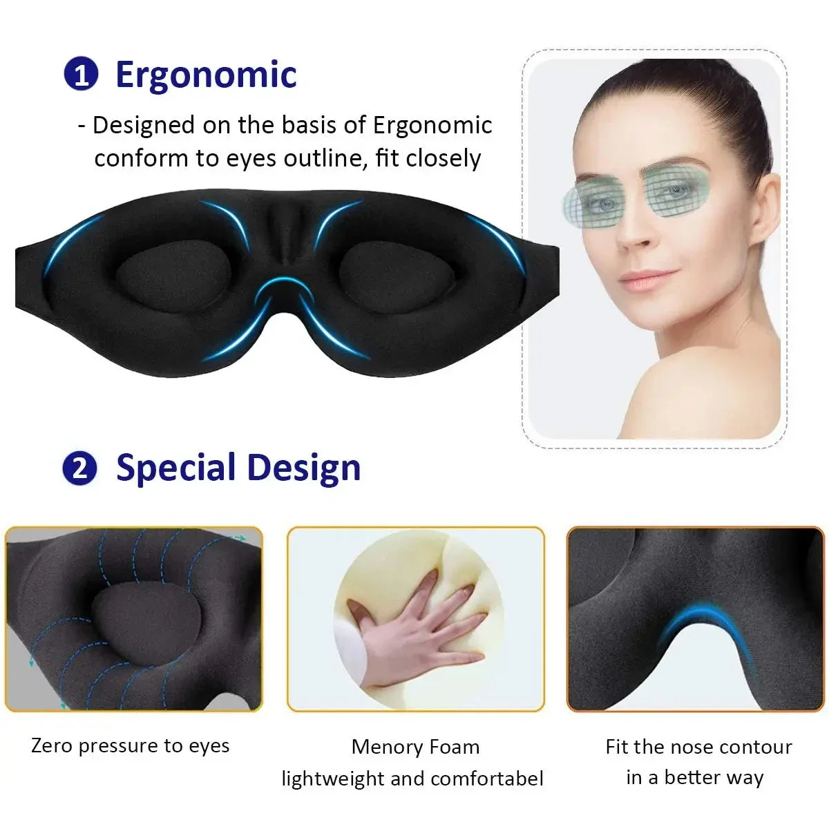 Deep Sleep 3D Eye Mask