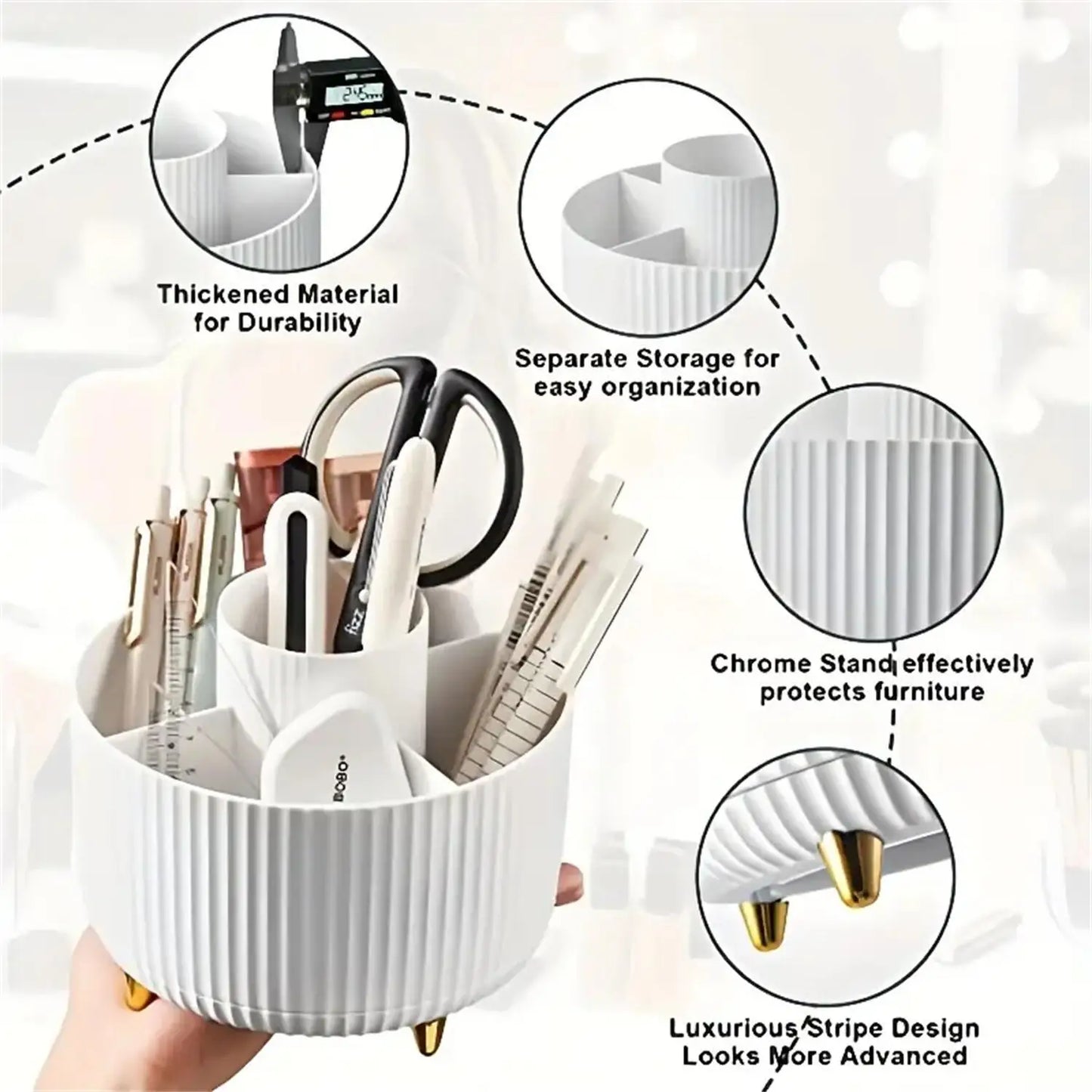 360° Makeup Organizer Holder