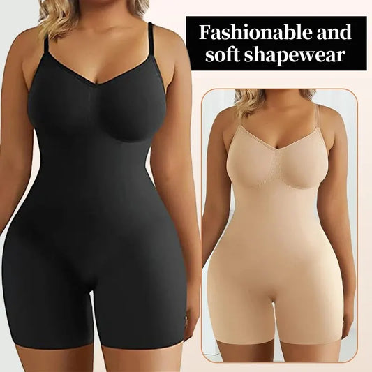 Seamless High-Waist Shaping Bodysuit