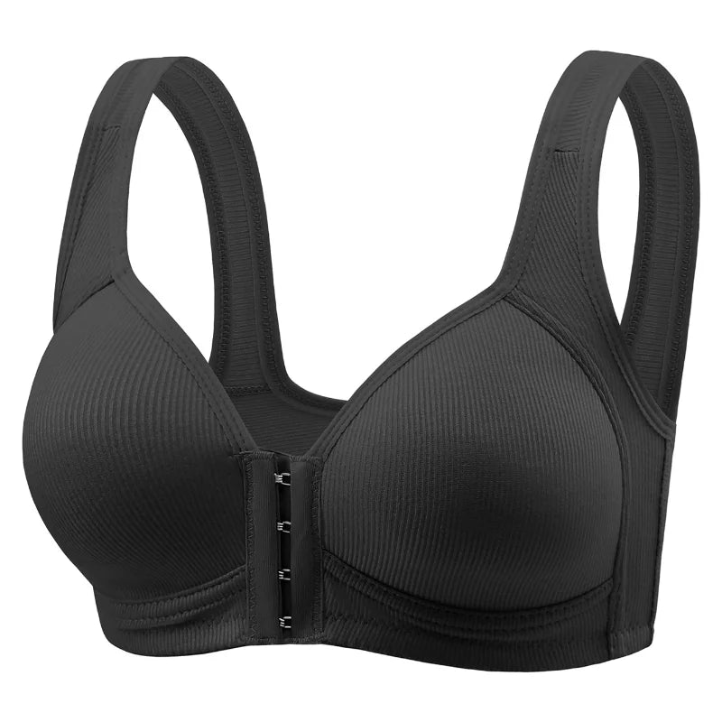 Wire-Free Front Closure Comfort Bra