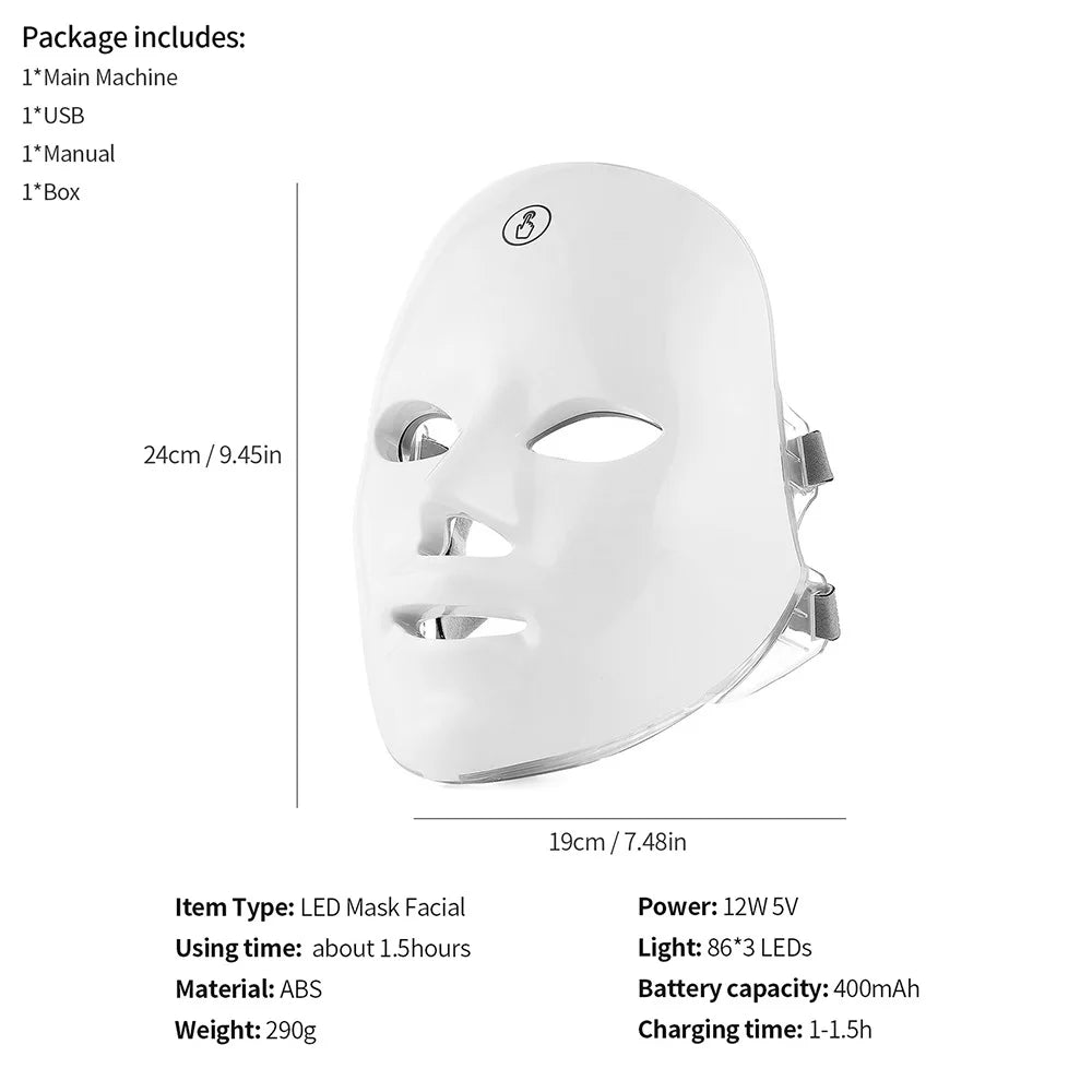 7-Color LED Beauty Mask