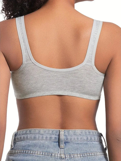 Wire-Free Front Closure Comfort Bra