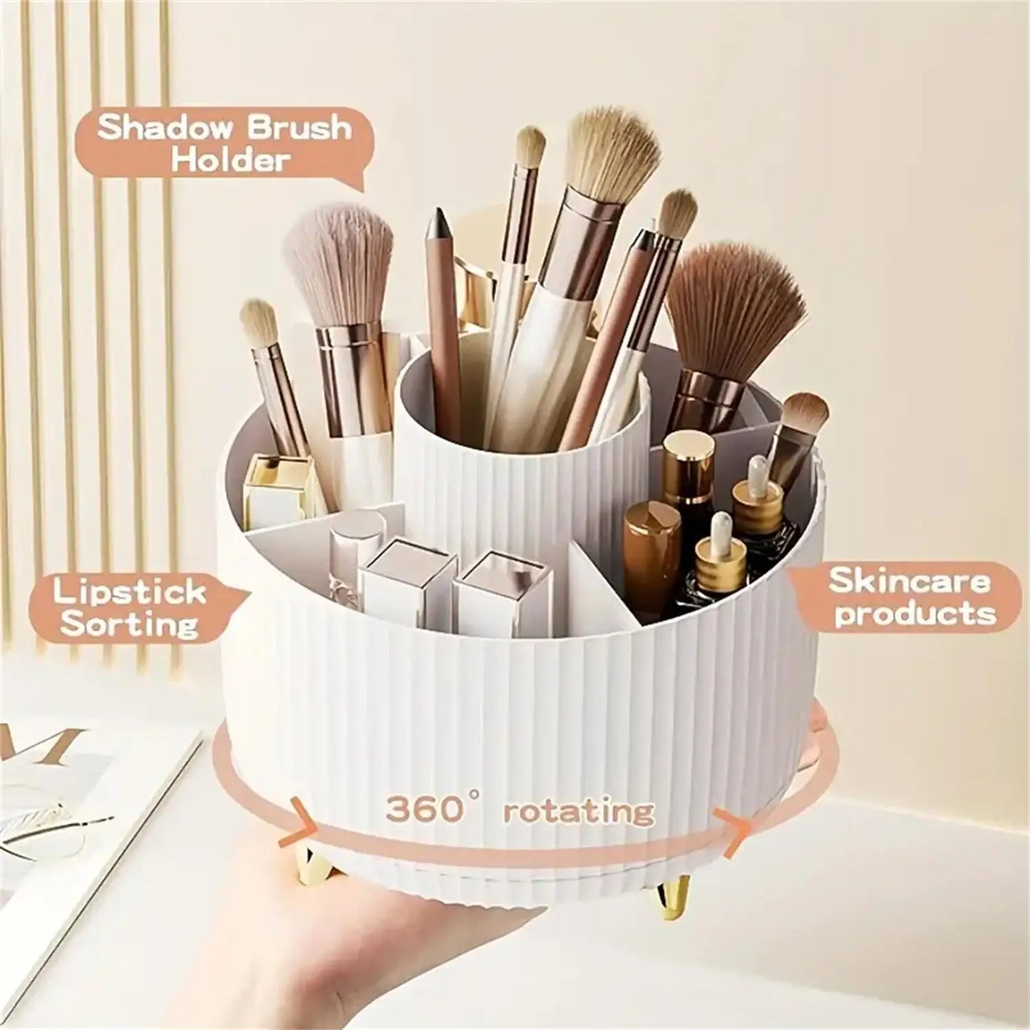 360° Makeup Organizer Holder